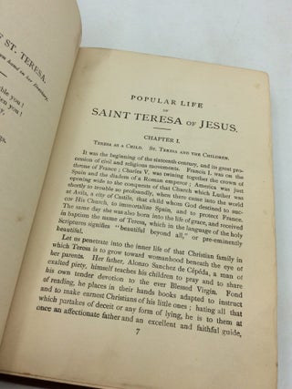 POPULAR LIFE OF SAINT TERESA OF JESUS.