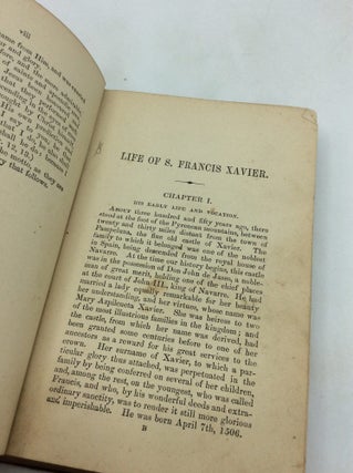 LIFE OF S. FRANCIS XAVIER, APOSTLE OF THE INDIES.