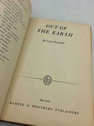 OUT OF THE EARTH