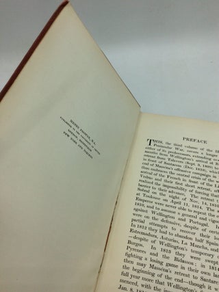 A HISTORY OF THE PENINSULAR WAR, Vol. III