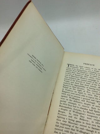 A HISTORY OF THE PENINSULAR WAR, Vol. III
