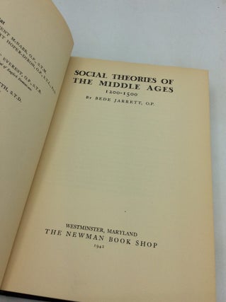 SOCIAL THEORIES OF THE MIDDLE AGES, 1200-1500
