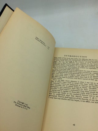 SOCIAL THEORIES OF THE MIDDLE AGES, 1200-1500
