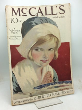 Item #326148 MCCALL'S Magazine: November 1921. Kathleen Norris, Louis Vance, Robert W. Chambers