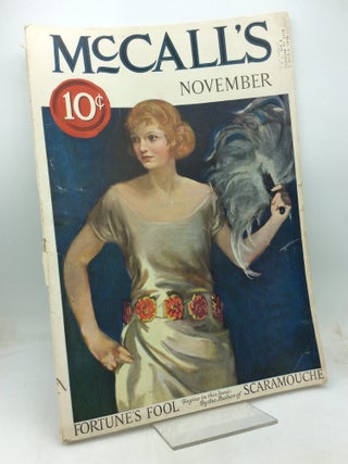 Item #326150 MCCALL'S Magazine: November 1922. Rafael Sabatini, Gene Stratton-Porter, Louis Vance