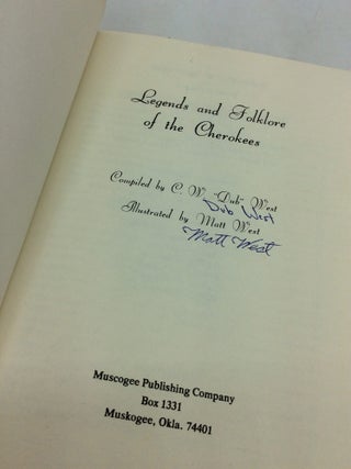 LEGENDS AND FOLKLORE OF THE CHEROKEES