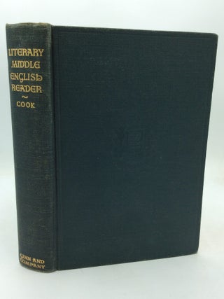 Item #326437 A LITERARY MIDDLE ENGLISH READER. ed Albert Stanburrough Cook