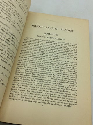 A LITERARY MIDDLE ENGLISH READER