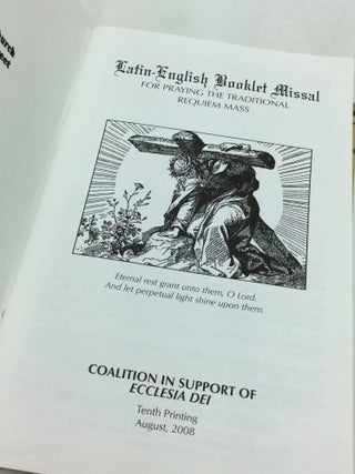 LATIN-ENGLISH BOOKLET MISSAL for Praying the Traditional Requiem Mass