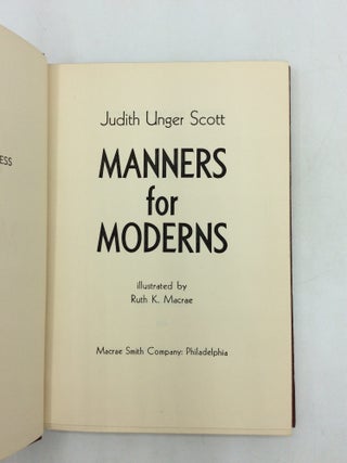 MANNERS FOR MODERNS