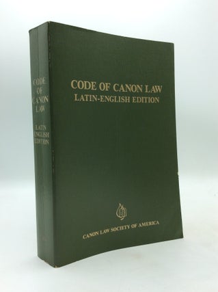 Item #328078 CODE OF CANON LAW: Latin-English Edition