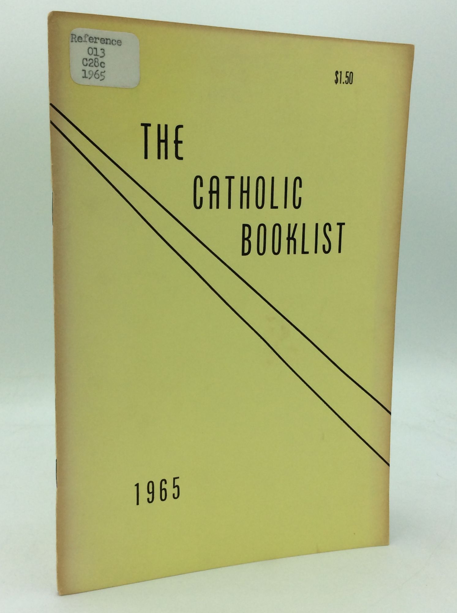 THE CATHOLIC BOOKLIST 1965 | The Catholic Library Association | 1st ...