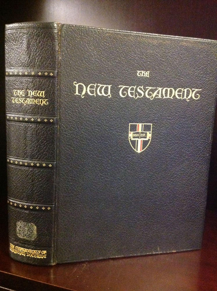 Item #37614 THE NEW TESTAMENT. The Confraternity of Christian Doctrine.