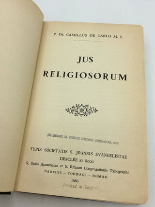JUS RELIGIOSORUM