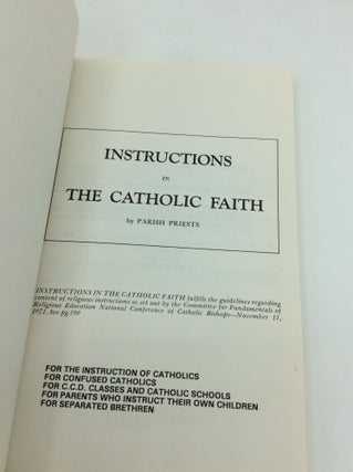 INSTRUCTIONS IN THE CATHOLIC FAITH.