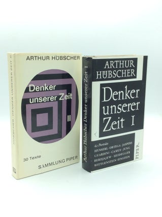 Item #46616 DENKER UNSERER ZEIT, Volumes I-II. Arthur Hubscher