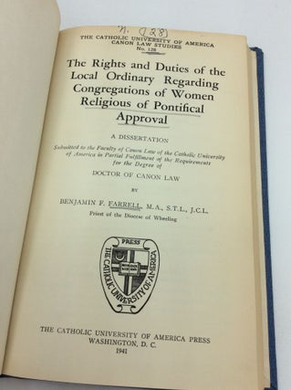 THE RIGHTS AND DUTIES OF THE LOCAL ORDINARY REGARDING CONGREGATIONS OF WOMEN RELIGIOUS OF PONTIFICAL APPROVAL.