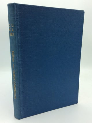 Item #66217 CLERGY CONFERENCES: CANON 131: A HIstorical Consepctus and a Canonical Commentary....
