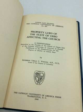 PROPERTY LAWS OF THE STATE OF OHIO AFFECTING THE CHURCH.