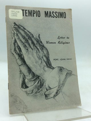 Item #71659 IL TEMPIO MASSIMO: Letter to Women Religious. Pope John XXIII