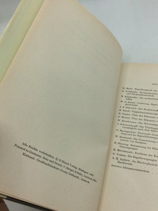 AUFNAHME UND VERARBEITUNG VON NACHRICHTEN DURCH ORGANISMEN.