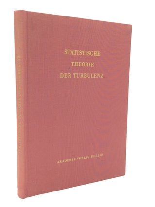Item #83332 SAMMELBAND ZUR STATISTISCHEN THEORIE DER TURBULENZ. Herbert Goering