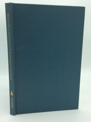 Item #83599 NOTES FOR A BIBLIOGRAPHY OF EDWARD FITZGERALD. Colonel W. F. Prideaux